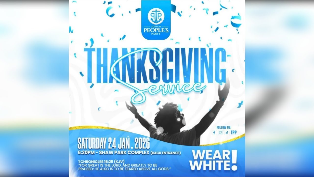Tobago People's Party - Thanksgiving Service