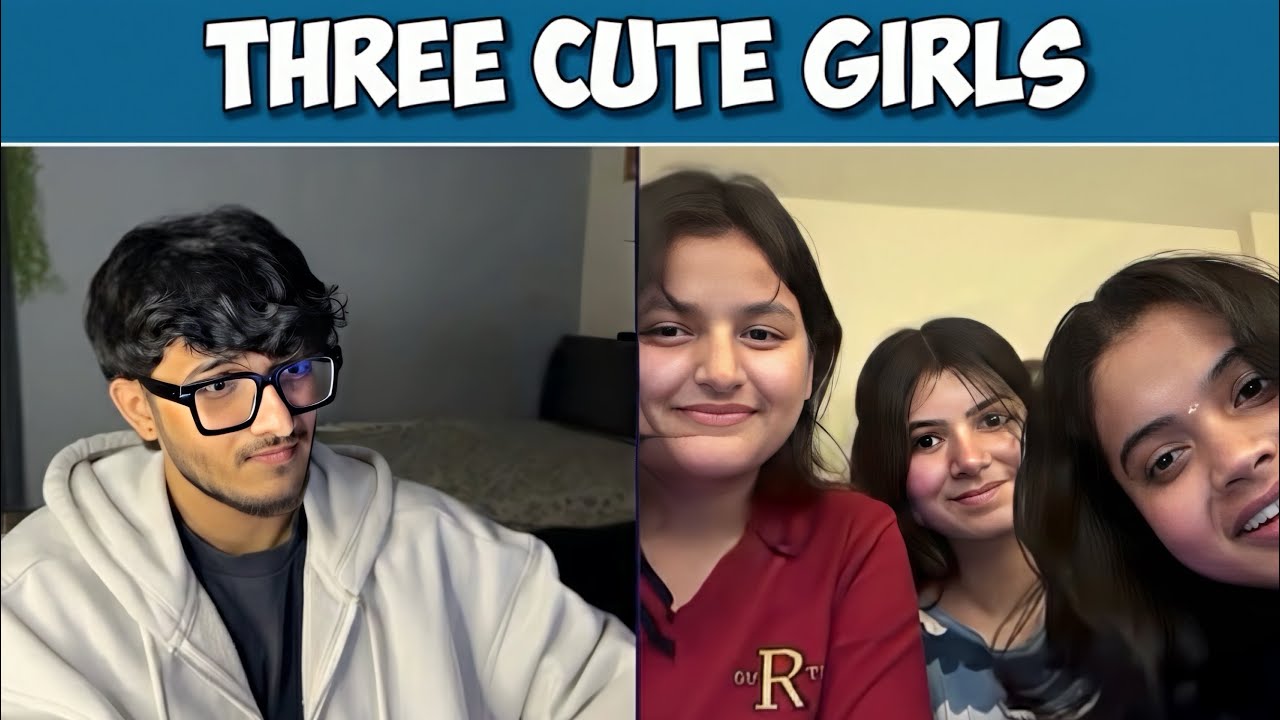 I Found Three Cuties On OMEGLE | 💕✨ #omegle  #monkeyapp #omegle #ometv #comedy #funny 