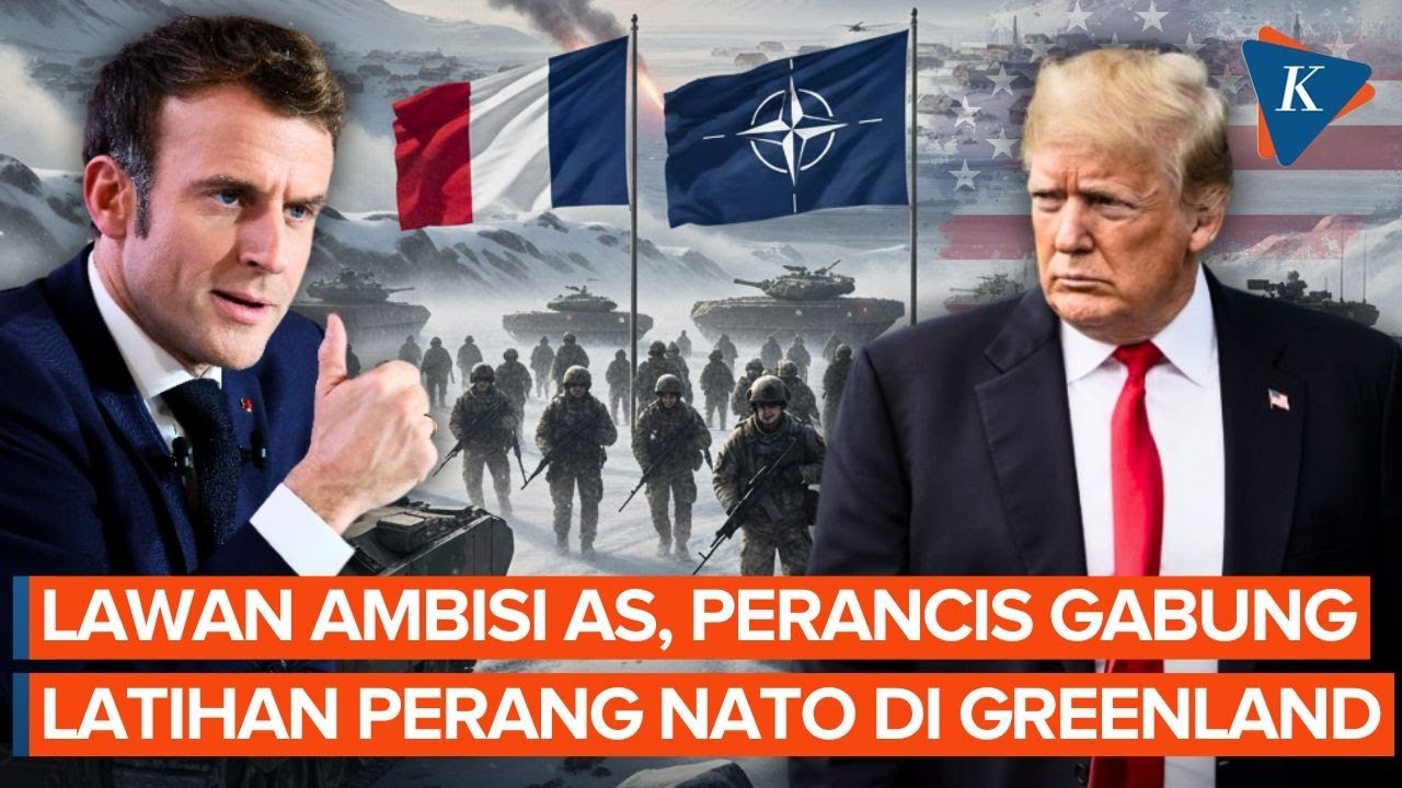 Lawan Ambisi Trump, Perancis Gabung Latihan Perang NATO di Greenland