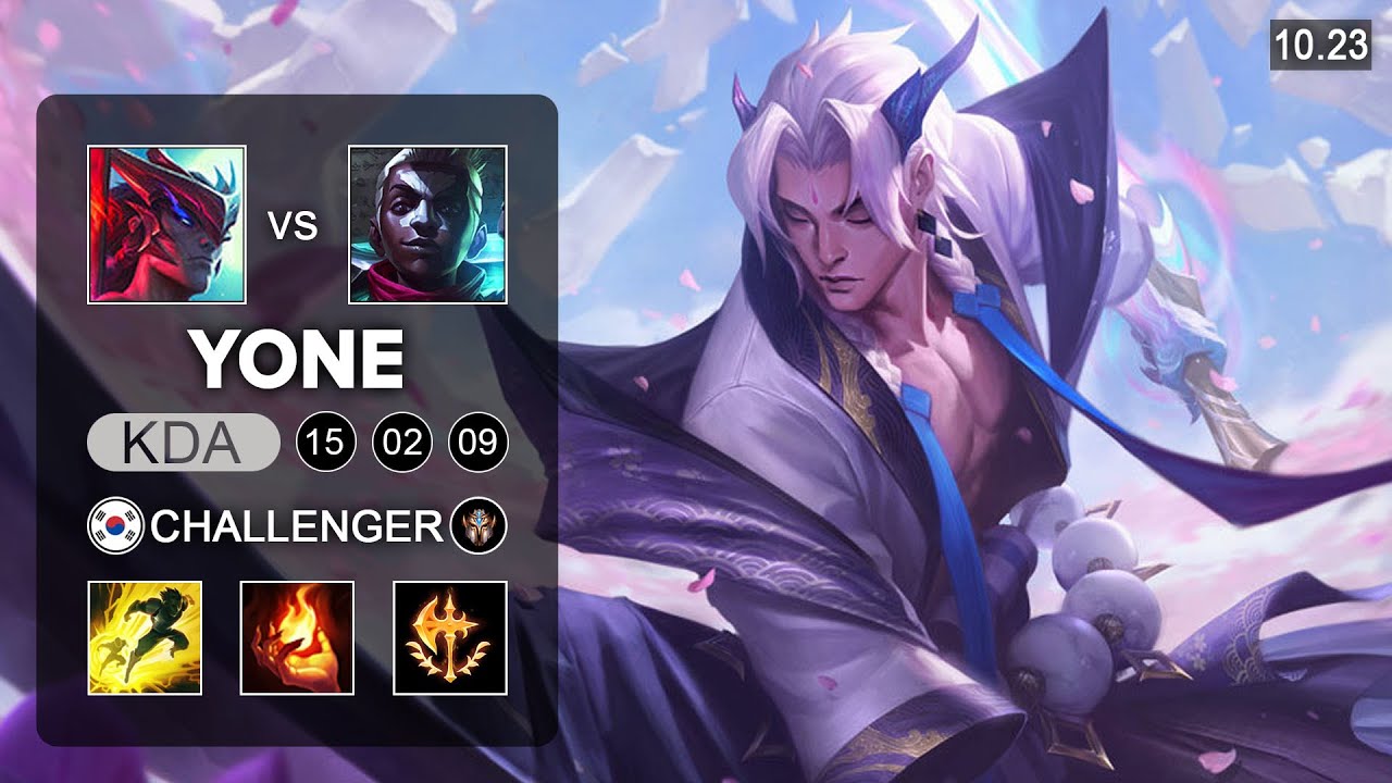 Yone vs Ekko Mid   KR Challenger Patch 10 23