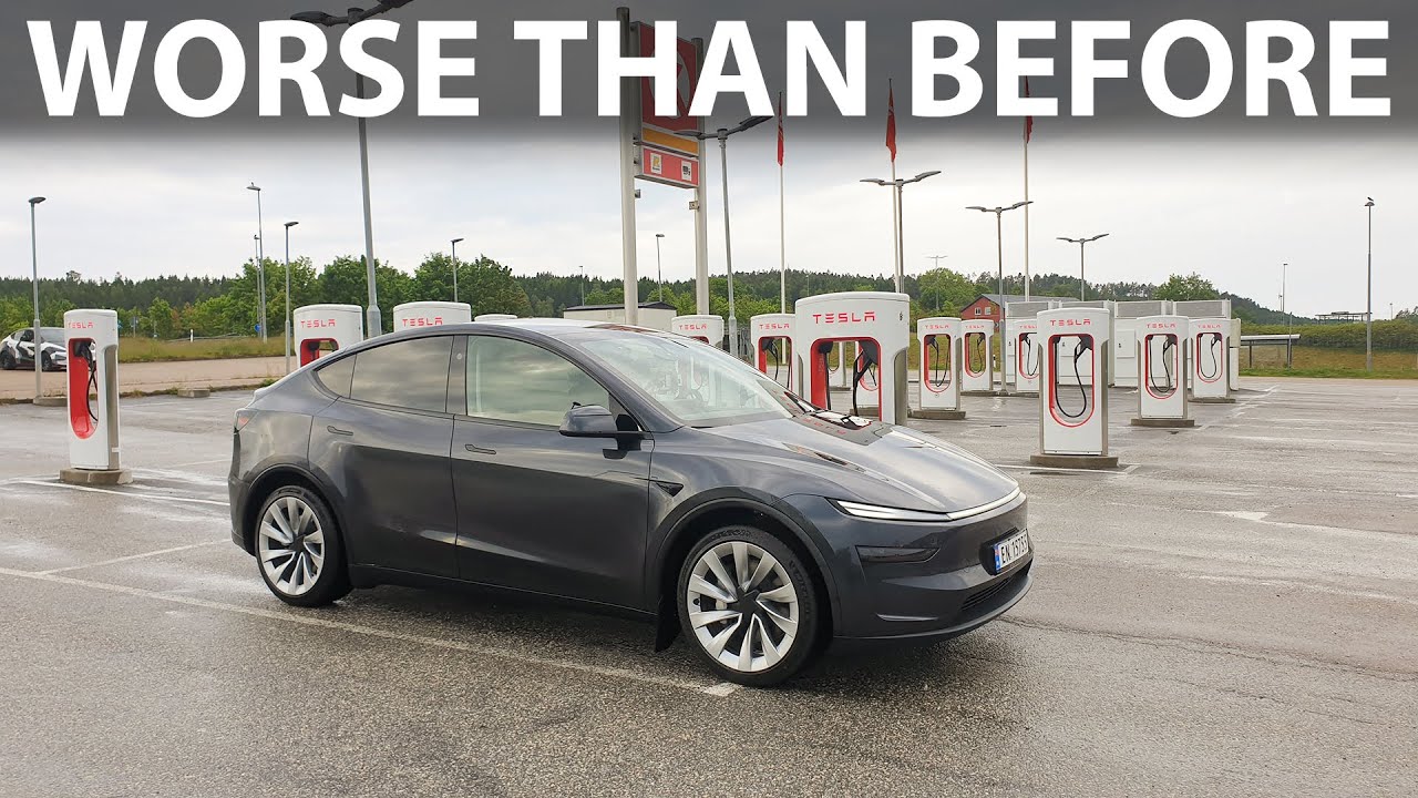 Tesla Model Y LR Juniper charging test