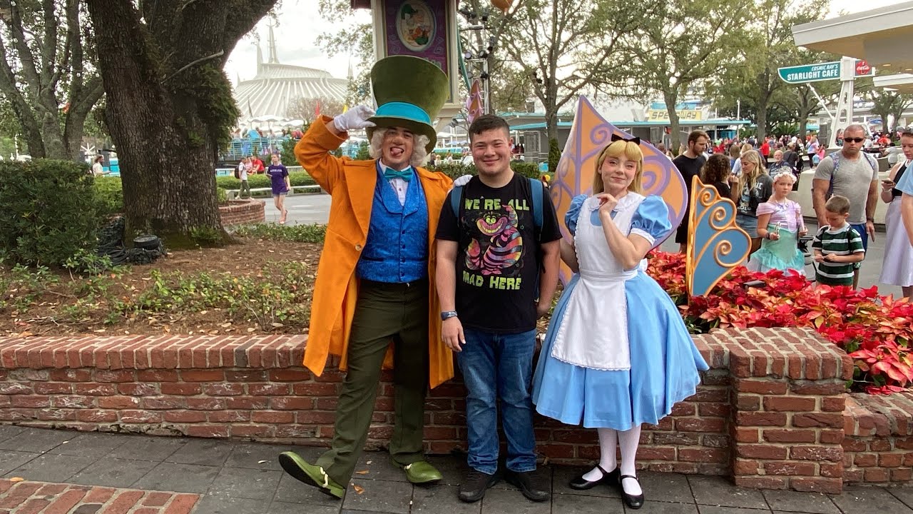 Alice and mad hatter meet and greet