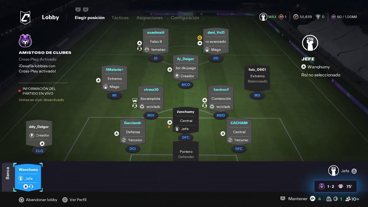 Fc 26 L1x relámpago / liga