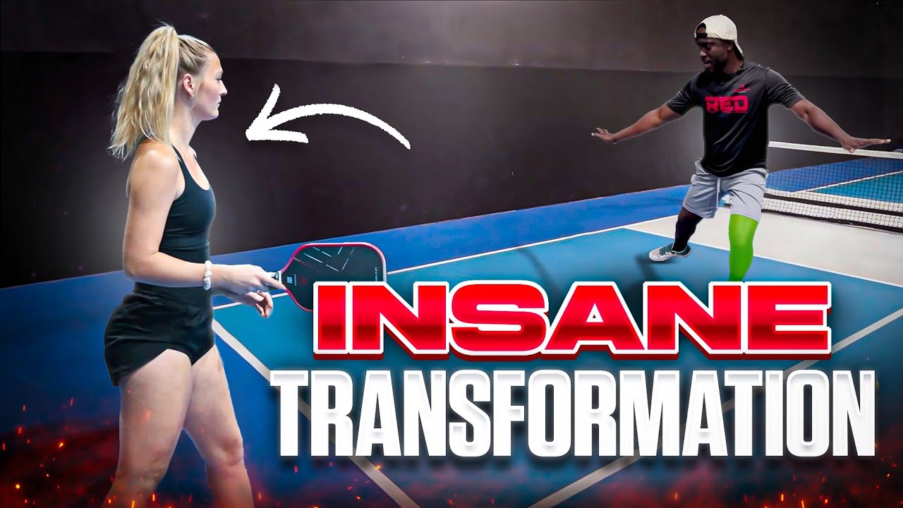 I add 20% More Power & Consistency to Her Forehand In 15 Minutes