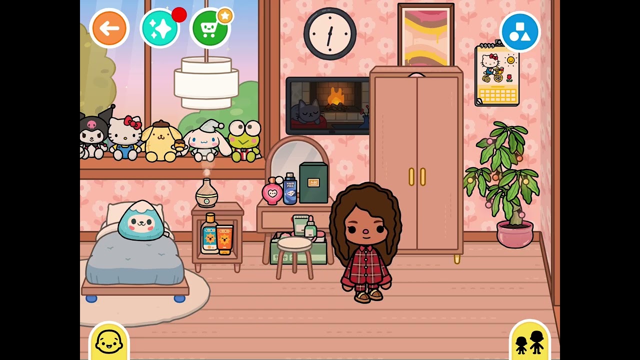 Grwm for bed but in… toca Boca!
