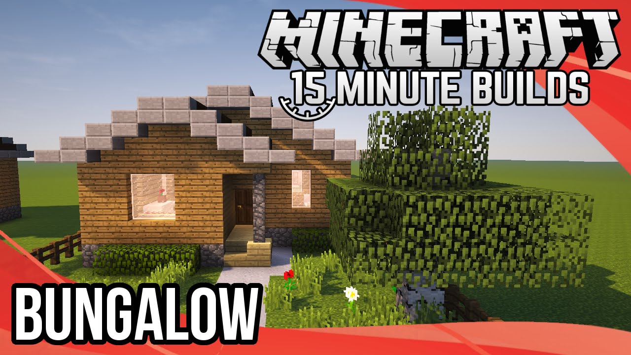 Minecraft 15-Minute Builds: Bungalow