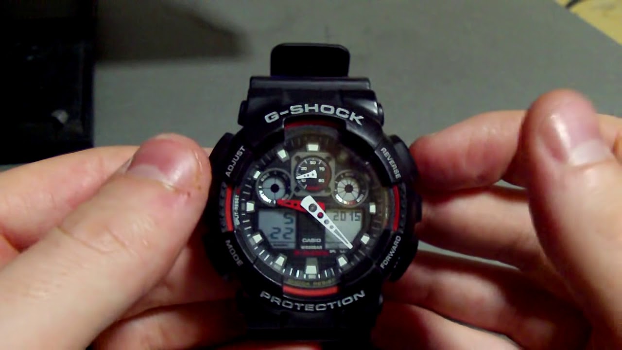 How To: Change the time and date on a G-shock (5081) watch