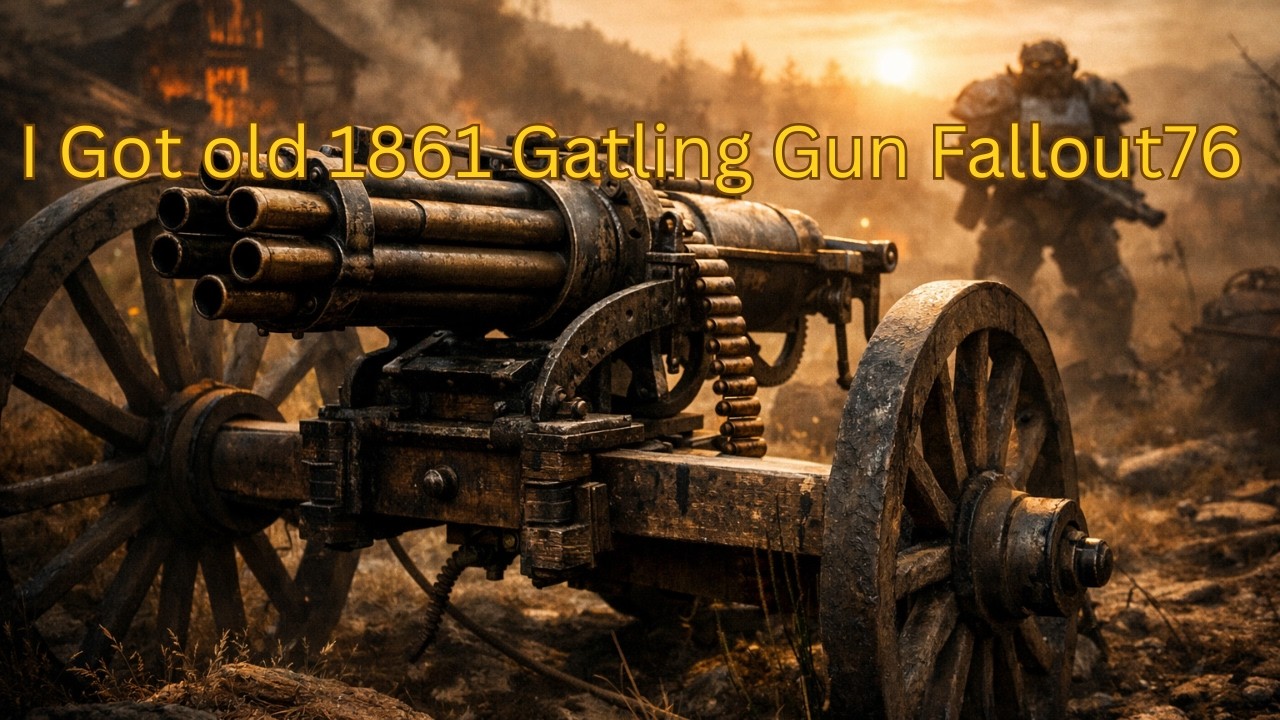 Fallout 76: Gatling Gun First Test (It’s NUTS) [at end of the video] EP6