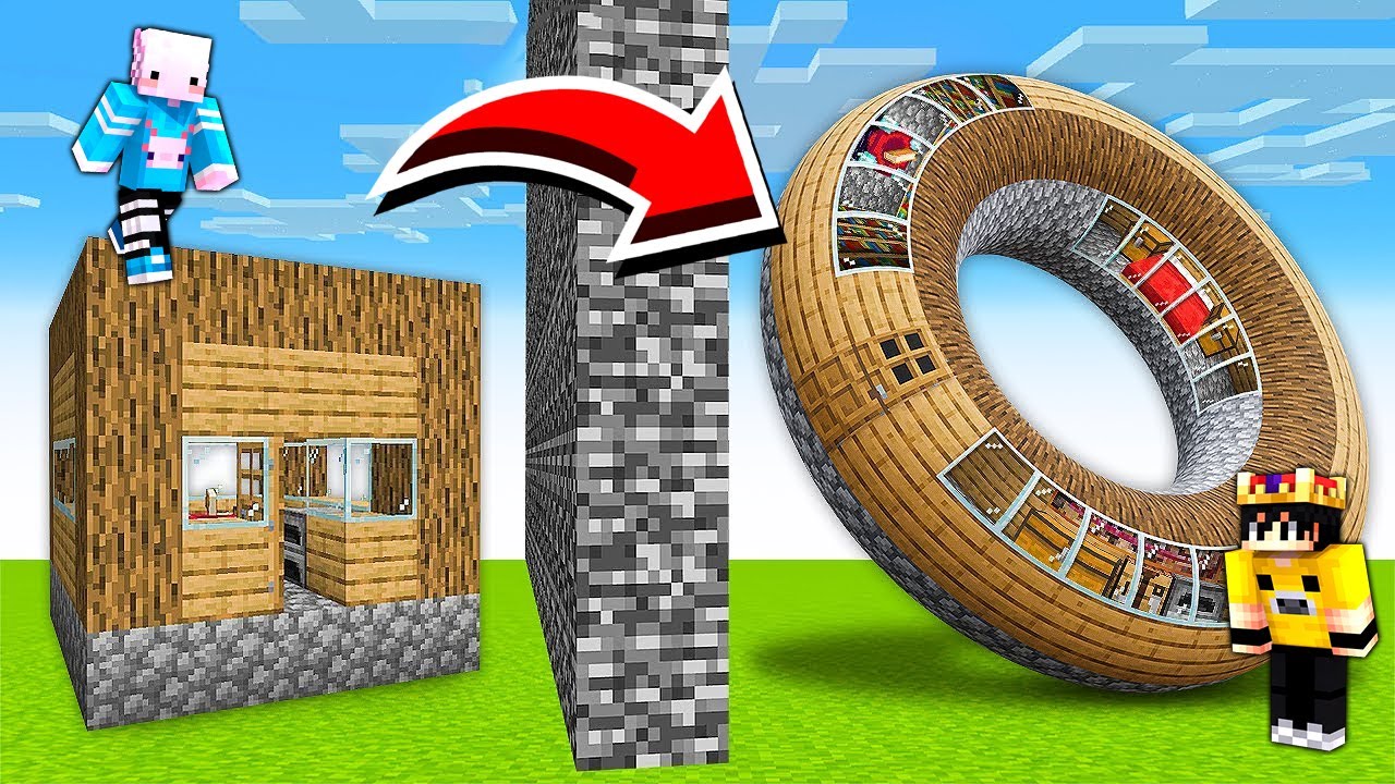 KARDEŞİMİ YASAKLANAN MODLAR İle Yapı Kapışmasında Trolledim! - Minecraft