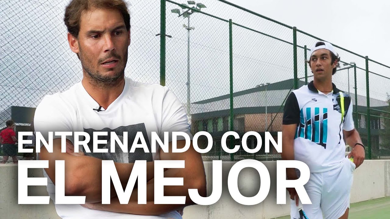 Rafa Nadal supervisa el entrenamiento de uno de sus alumnos |Rafa Nadal Academy | Prime Video Espa&ntilde;a