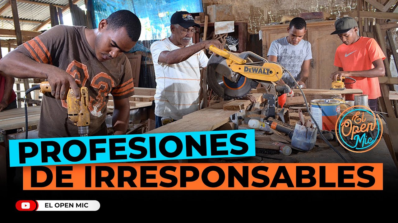 PROFESIONES DE PERSONAS IRRESPONSABLES (EL OPEN MIC)