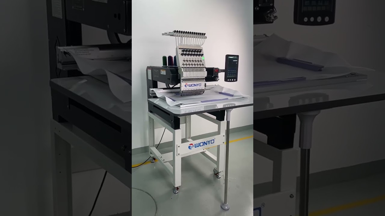 China DDP Shipping 1 Head Computerized Embroidery Machine for Cap/Flat/ finished Garment embroidery