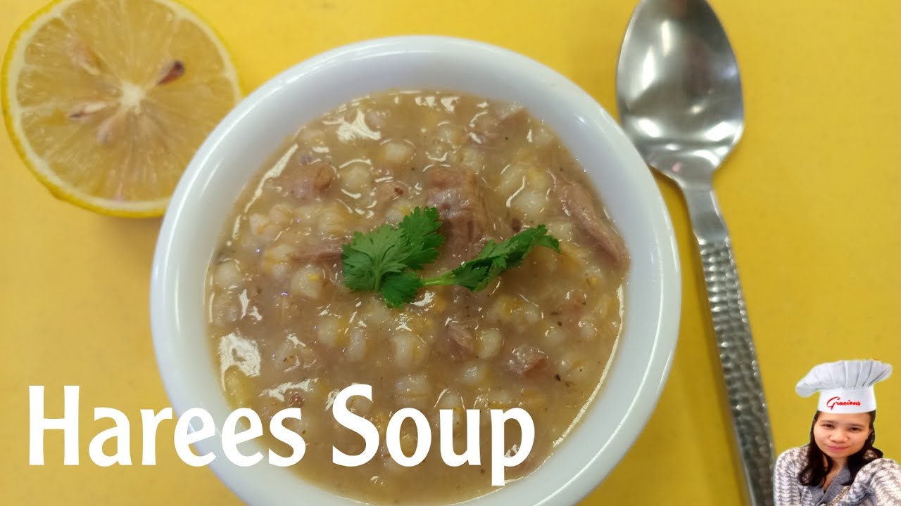 Harees Soup | Arabic Harees Shurba #soup #asmr #souprecipe #hareessoup