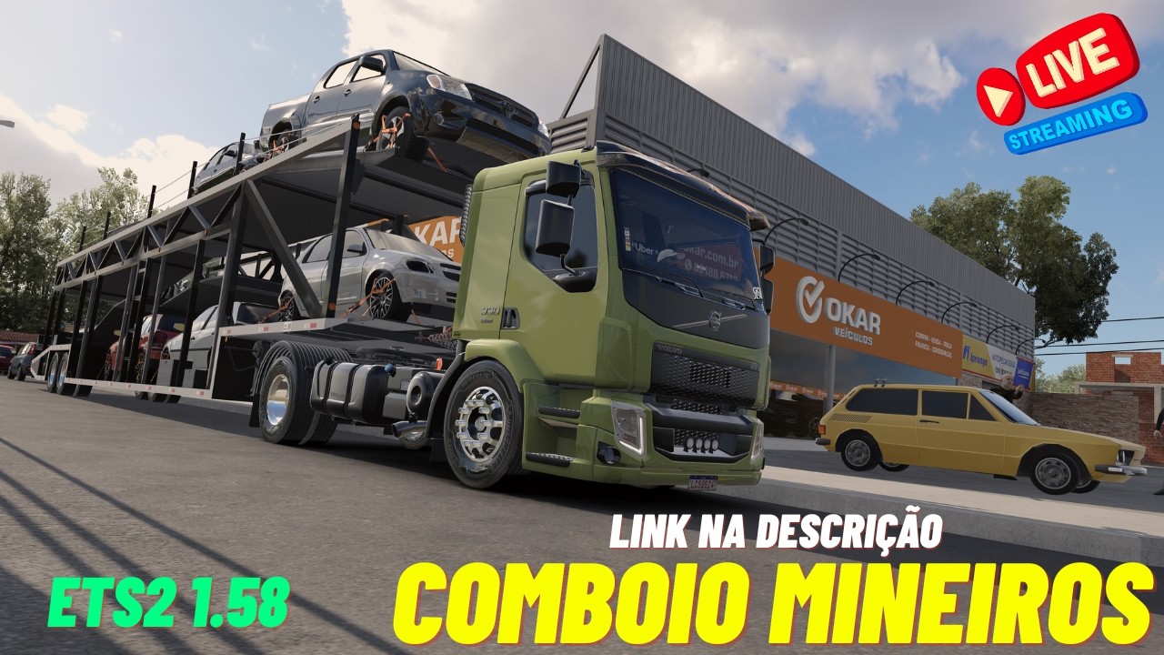 🛑ETS2-1.58-COMBOIO (Minas Gerais) Derrubando os fil Da Rua ! #shorts #shortsfeed #caminhão #arqueado
