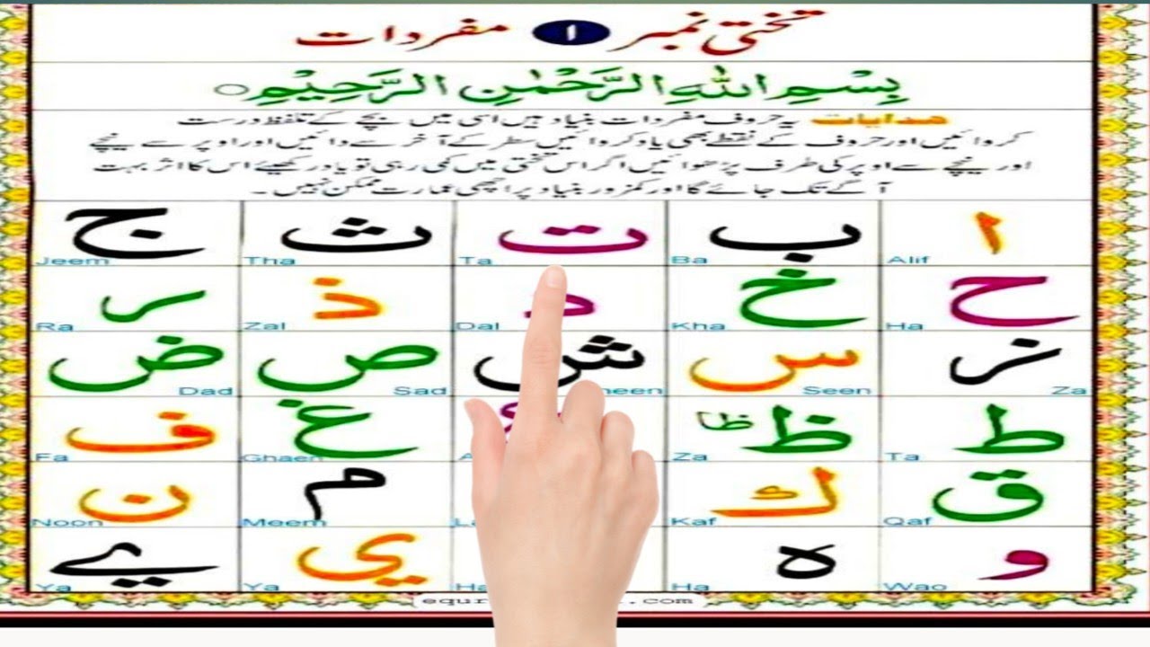 noorani qaida again lesson number 1 /Best recitationof qurain in the world/Quran Lesson Daily 