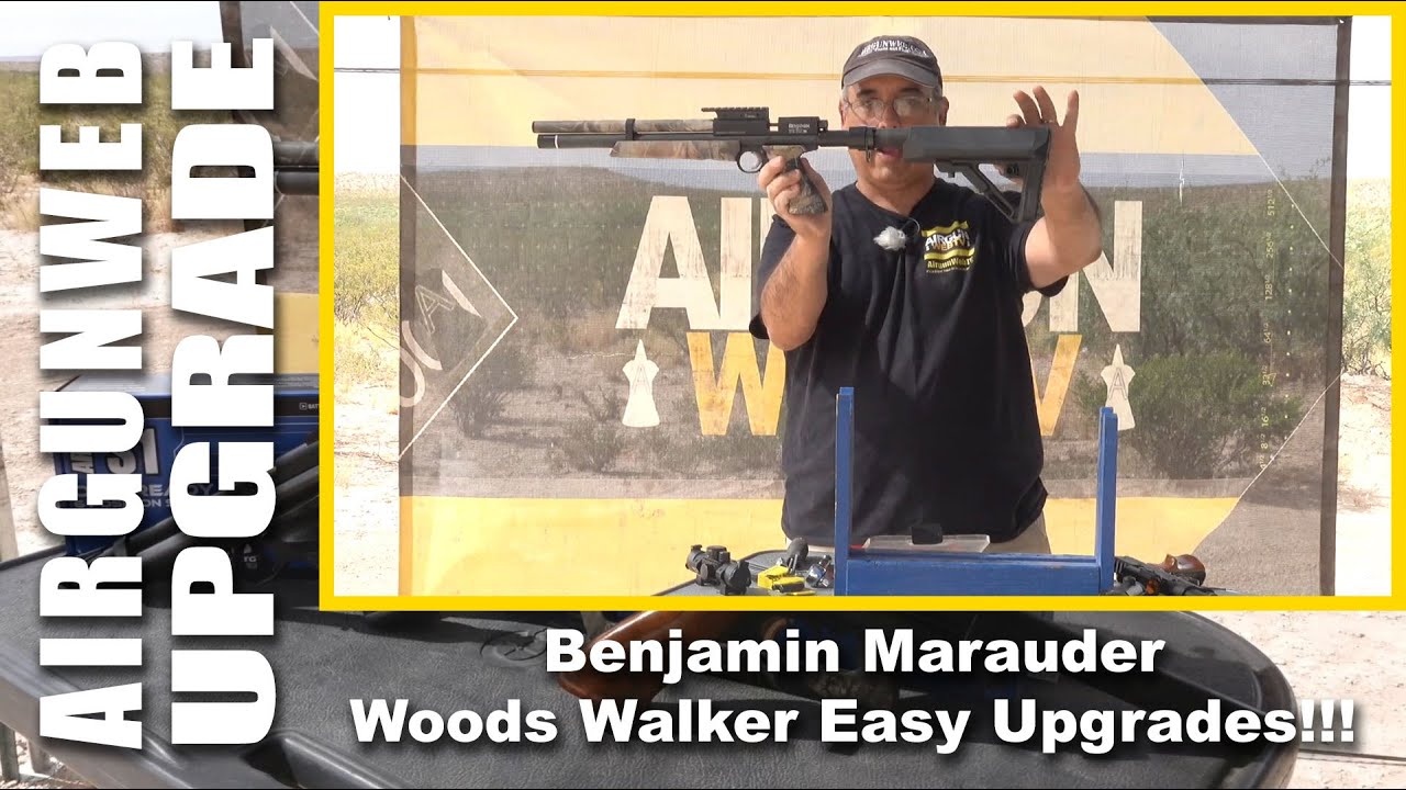 УЛУЧШЕНИЯ ПНЕВМАТИЧЕСКОГО ОРУЖИЯ - Мой пистолет Benjamin Marauder (Woods Walker) получает несколь...