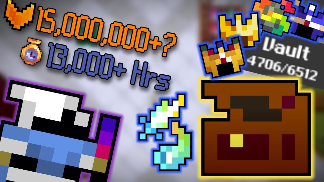 #1 ROTMG PLAYER'S VAULT & CHARACTERS (2025)