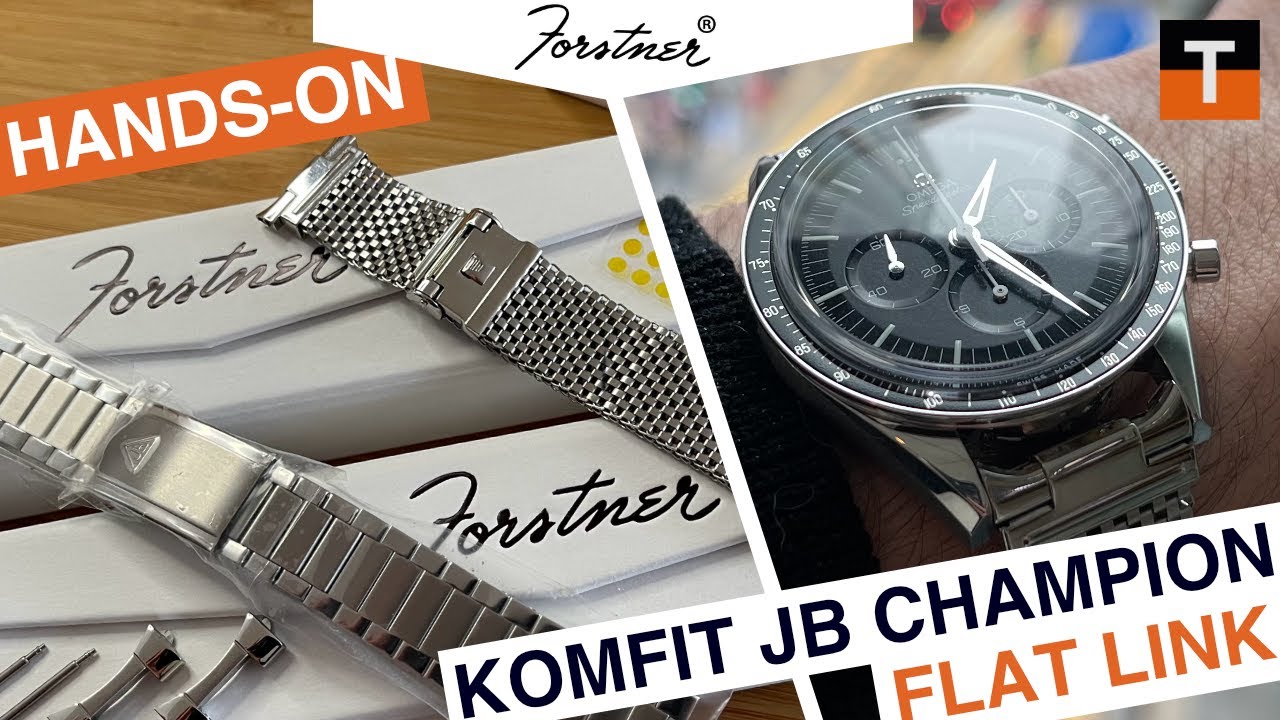 Forstner Bands Hands-on: '60s Cool Omega Speedmaster Reissue Bracelets