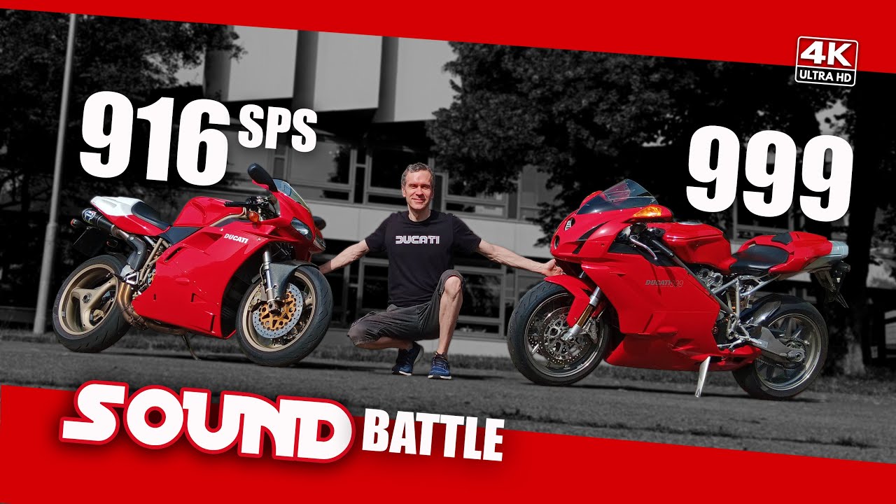 Ducati 916 SPS vs Ducati 999 Sound Battle | 1,000 Subscribers Special