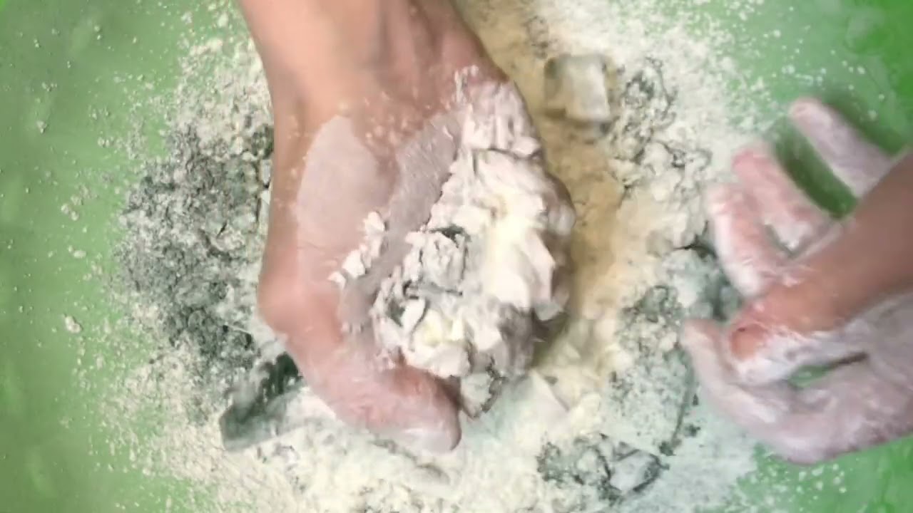 ASMR FLORAL FOAM | SQUEAKY | Mini Slices in cornstarch!