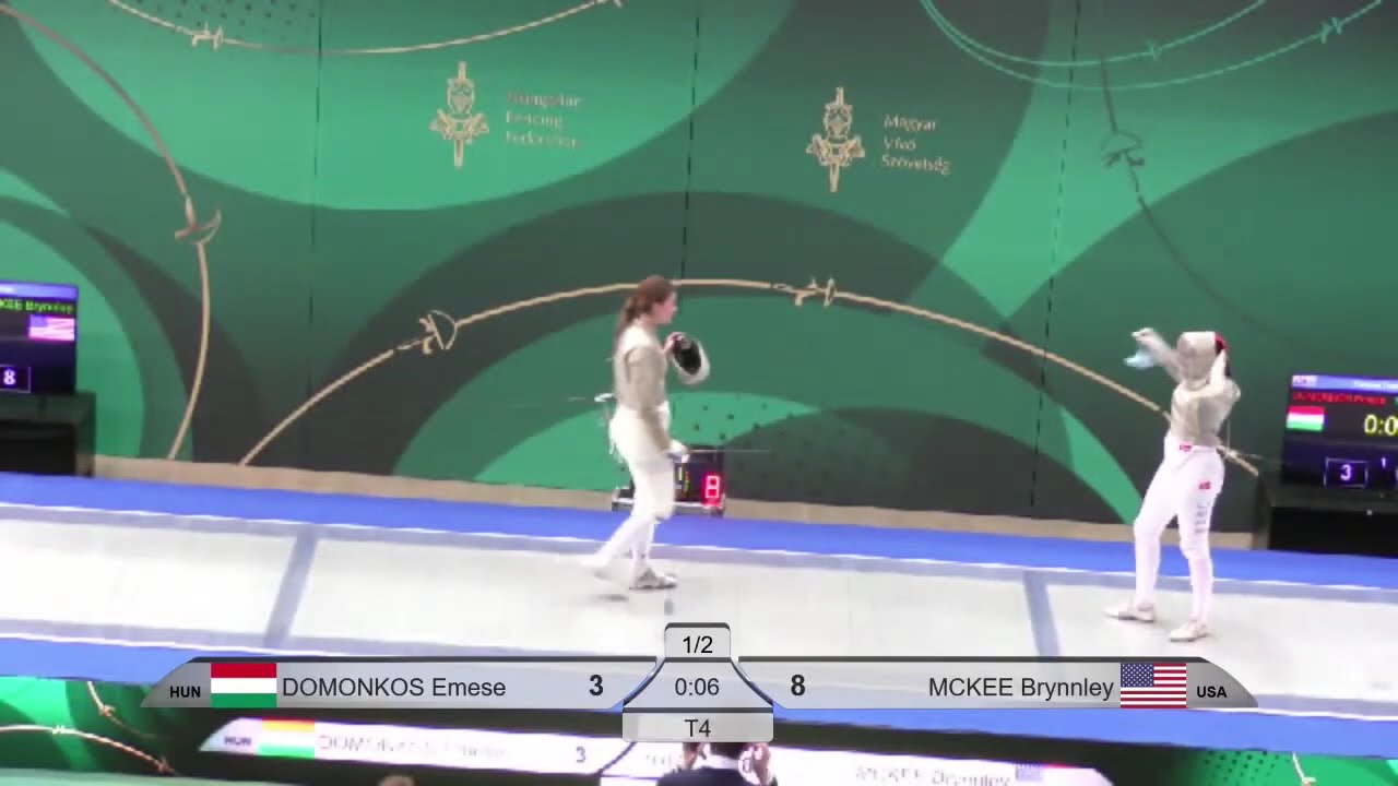 Budapest World Cup 2025 JWS - L4 - Emese Domonkos HUN v Brynnley McKee USA