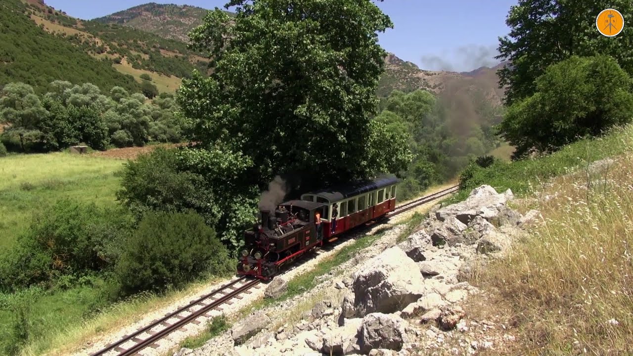 Steam Locomotive ΔΚ 8.001 on Test Run at Kalavrita-Kerpini route.