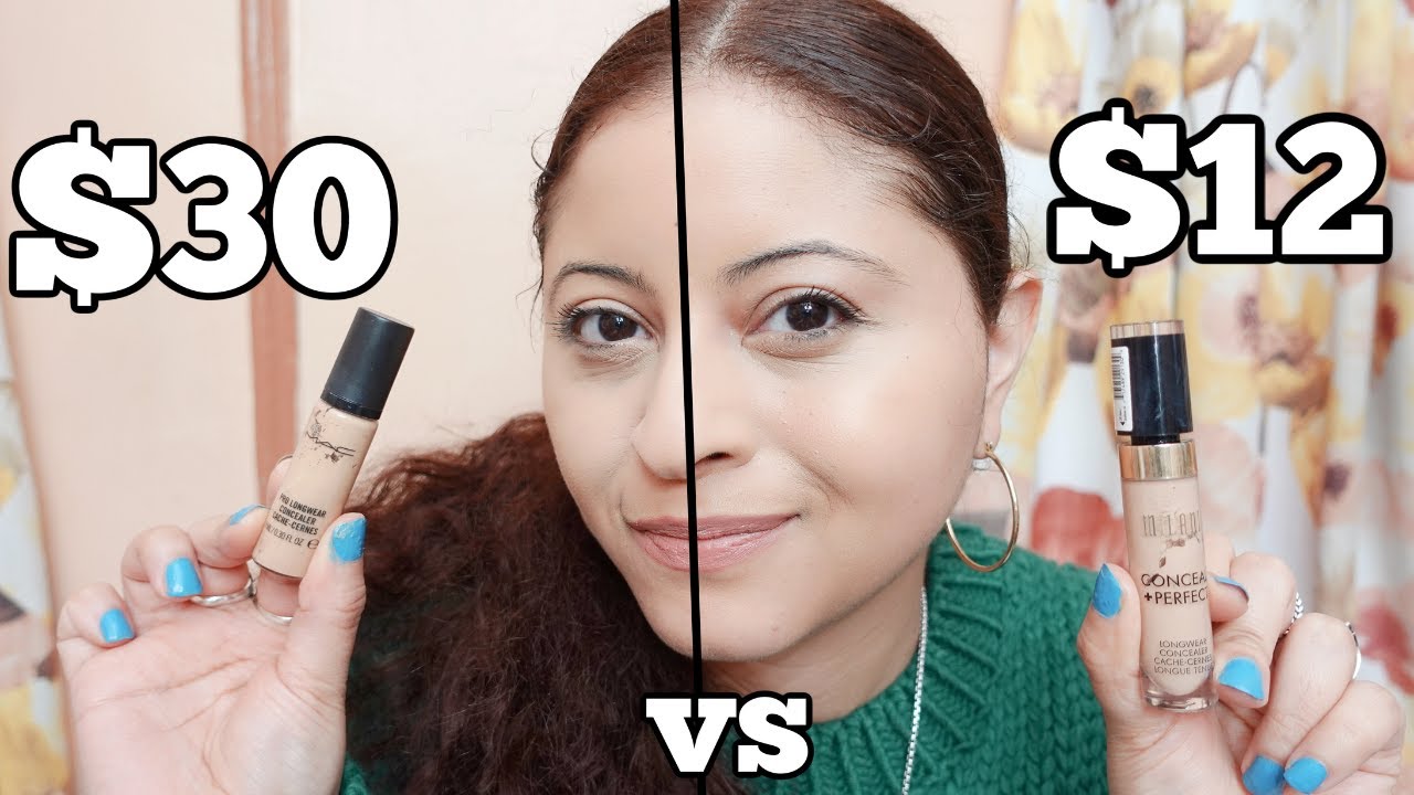 IT'S A DUPE : MILANI CONCEAL AND PERFECT CONCEALER VS MAC PRO LONGWEAR CONCEALER
