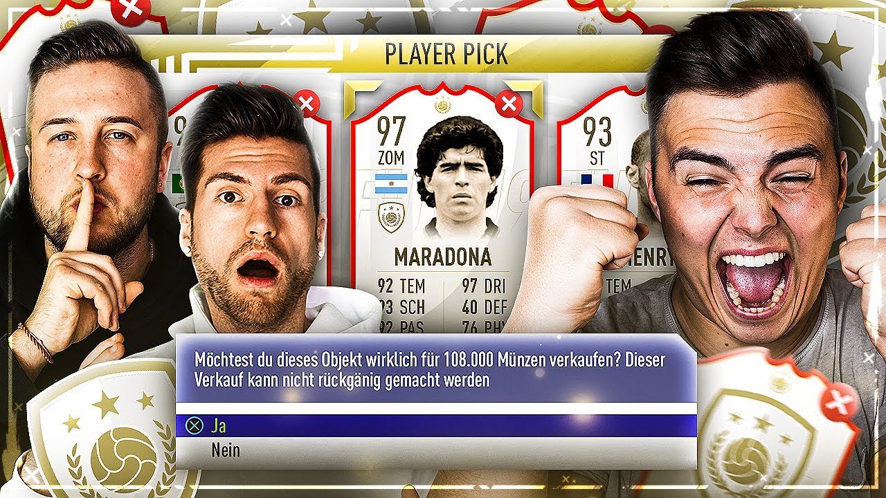 Das gibts doch nicht ... ☠️ICON DISCARD BATTLE vs Nohandgaming 🔥😱FIFA 19