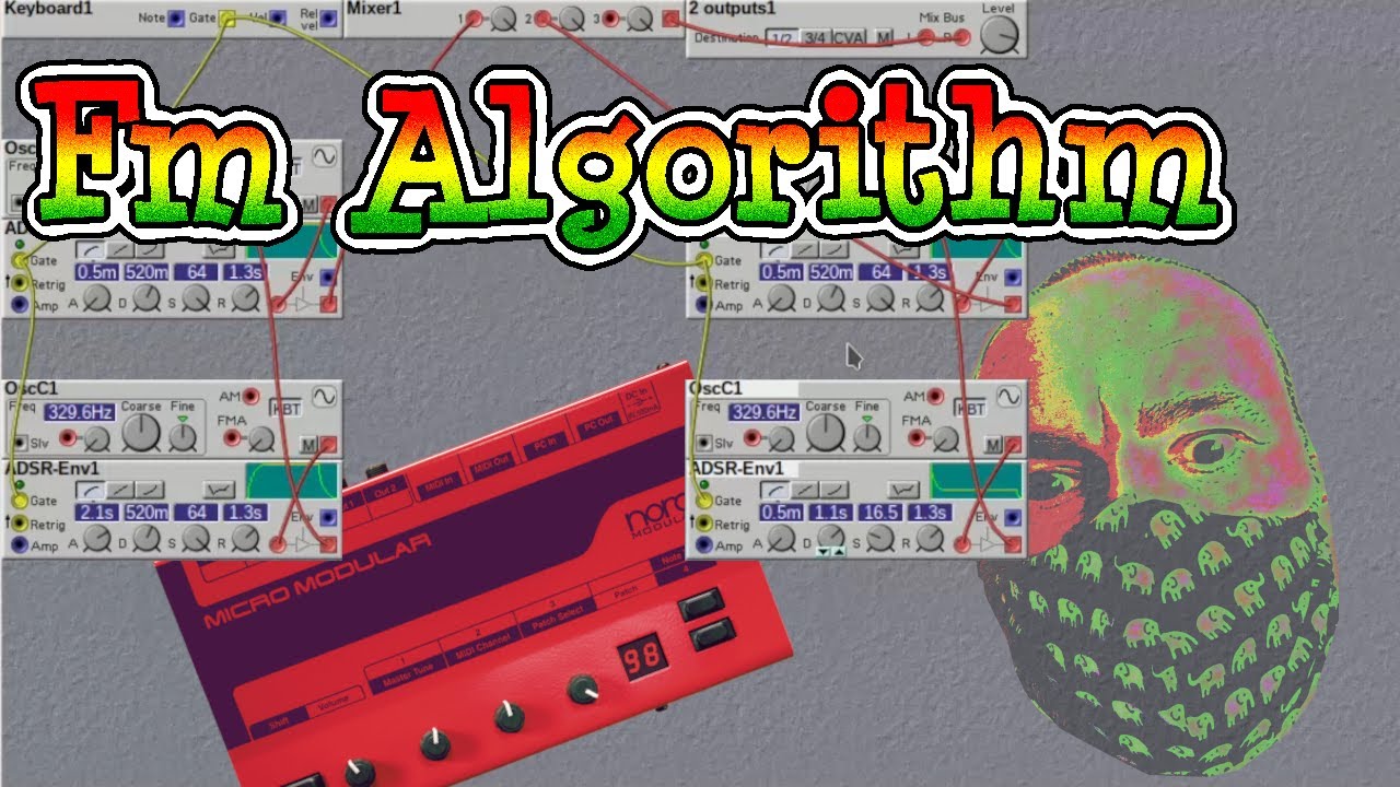 Tutorial on creating FM synthesis Algorithms on the Nord Micro Modular