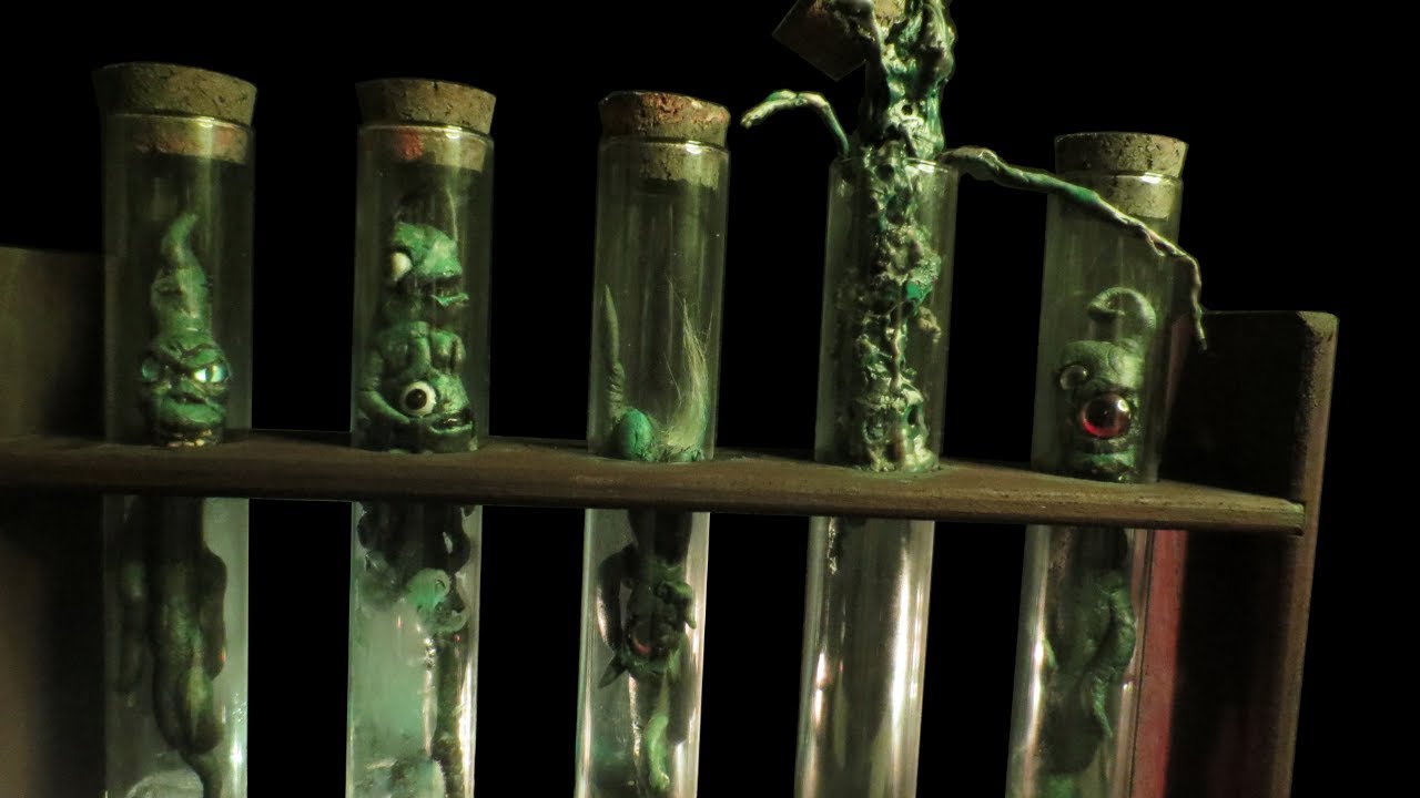 Making AWESOME Mad Scientist Lab Props - Test Tube Worms