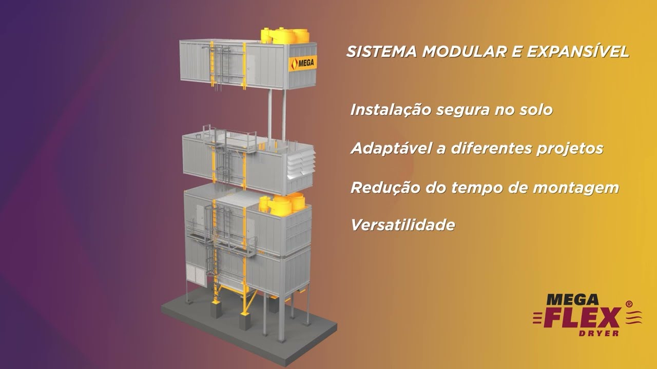 Novo secador de grãos MEGA Flex