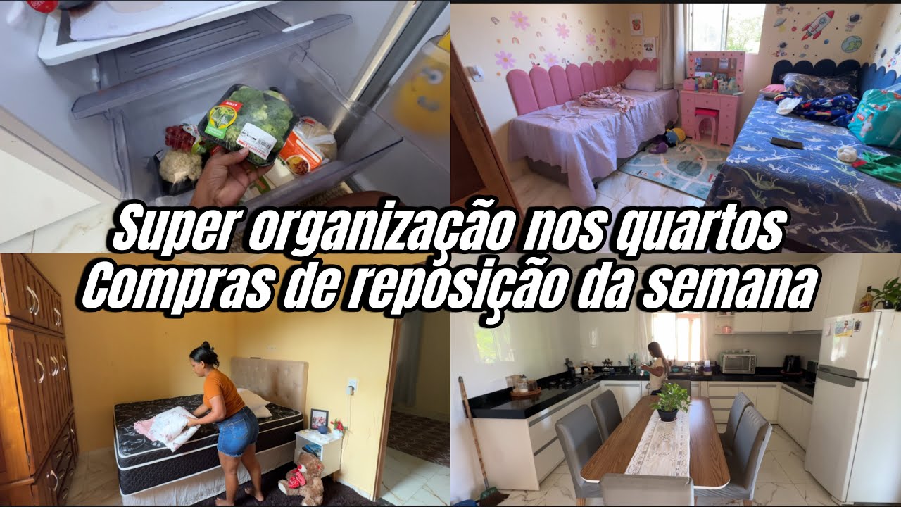 TROCANDO TODAS AS COLCHAS DE CAMA//ORGANIZAÇÃO NA COZINHA E NOS QUARTOS//COMPRAS DE REPOSIÇÃO…