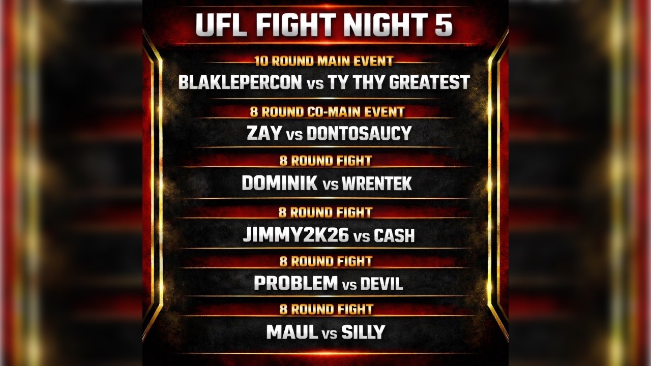 UFL: FIGHT NIGHT 5