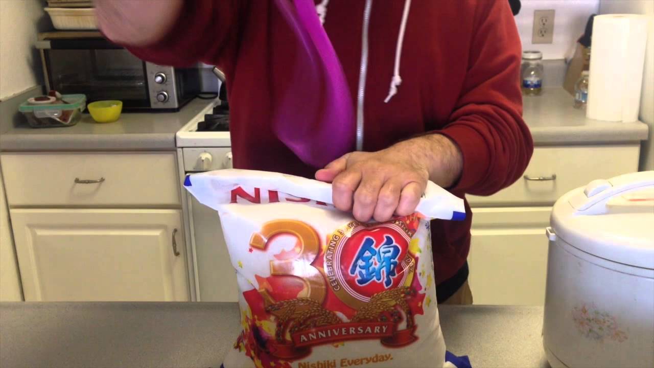 How to reseal a large, opened bag of rice