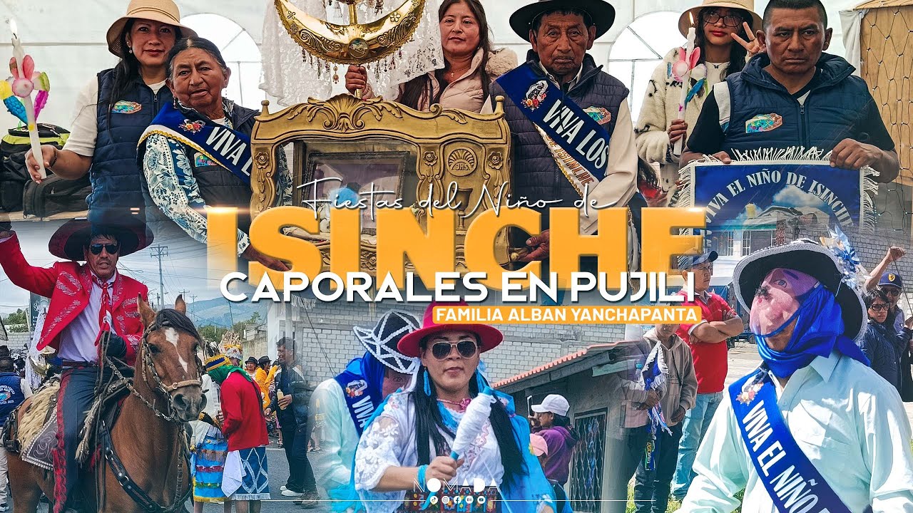 🎉 FIESTAS DEL NIÑITO DE ISINCHE 2025 🎉 CAPORALES DE ANGAMARCA ⛪ EN PUJILI #pujilí #tendencias
