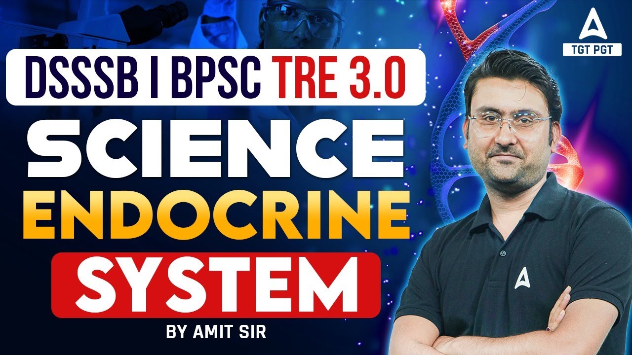 DSSSB/BPSC Tre 3.0 Vacancy 2024 | Endocrine System By Amit Sir