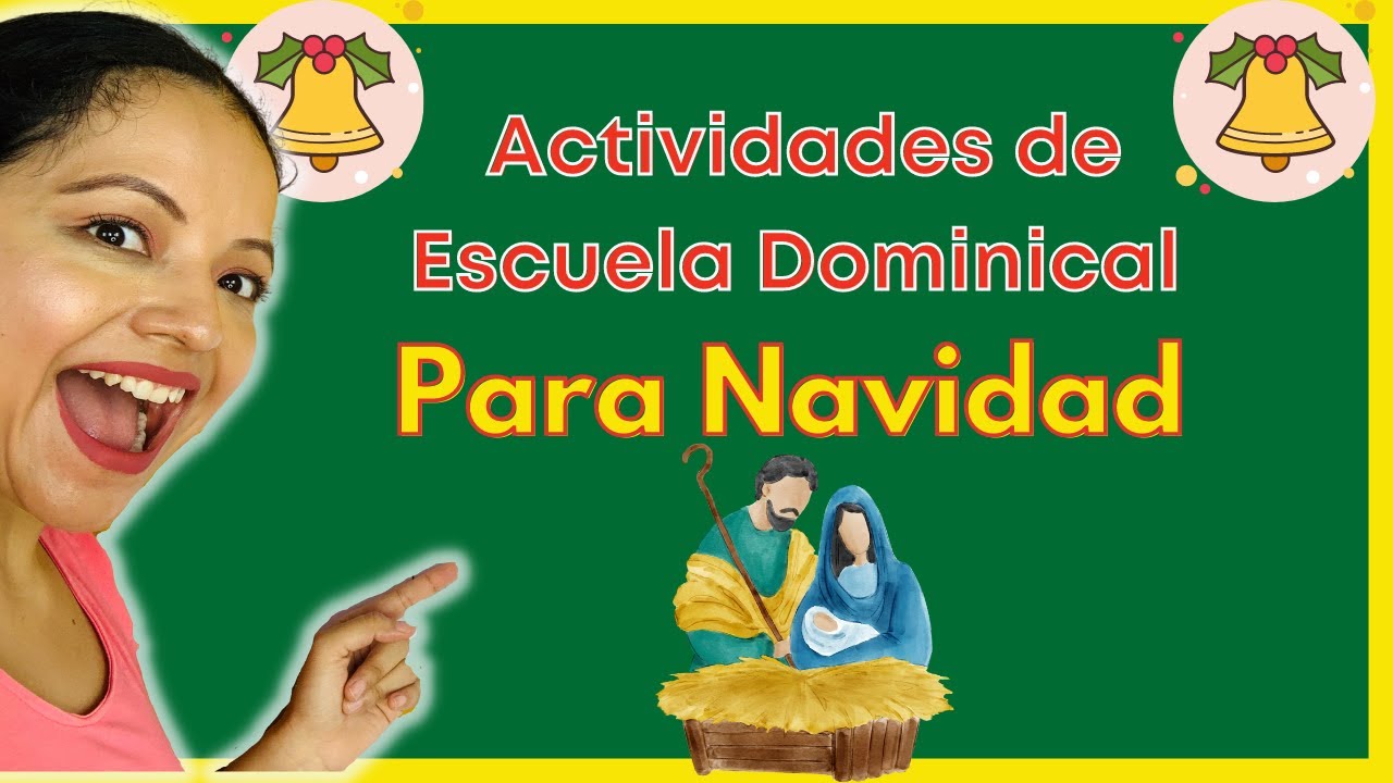 ACTIVIDADES DE ESCUELA DOMINICAL PARA NIÑOS EN NAVIDAD / MATERIAL DESCARGABLE