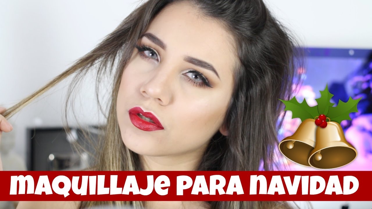MAQUILLAJE PARA CENA DE NAVIDAD