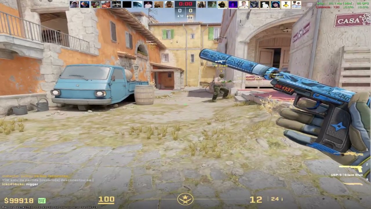 Teste de Skins