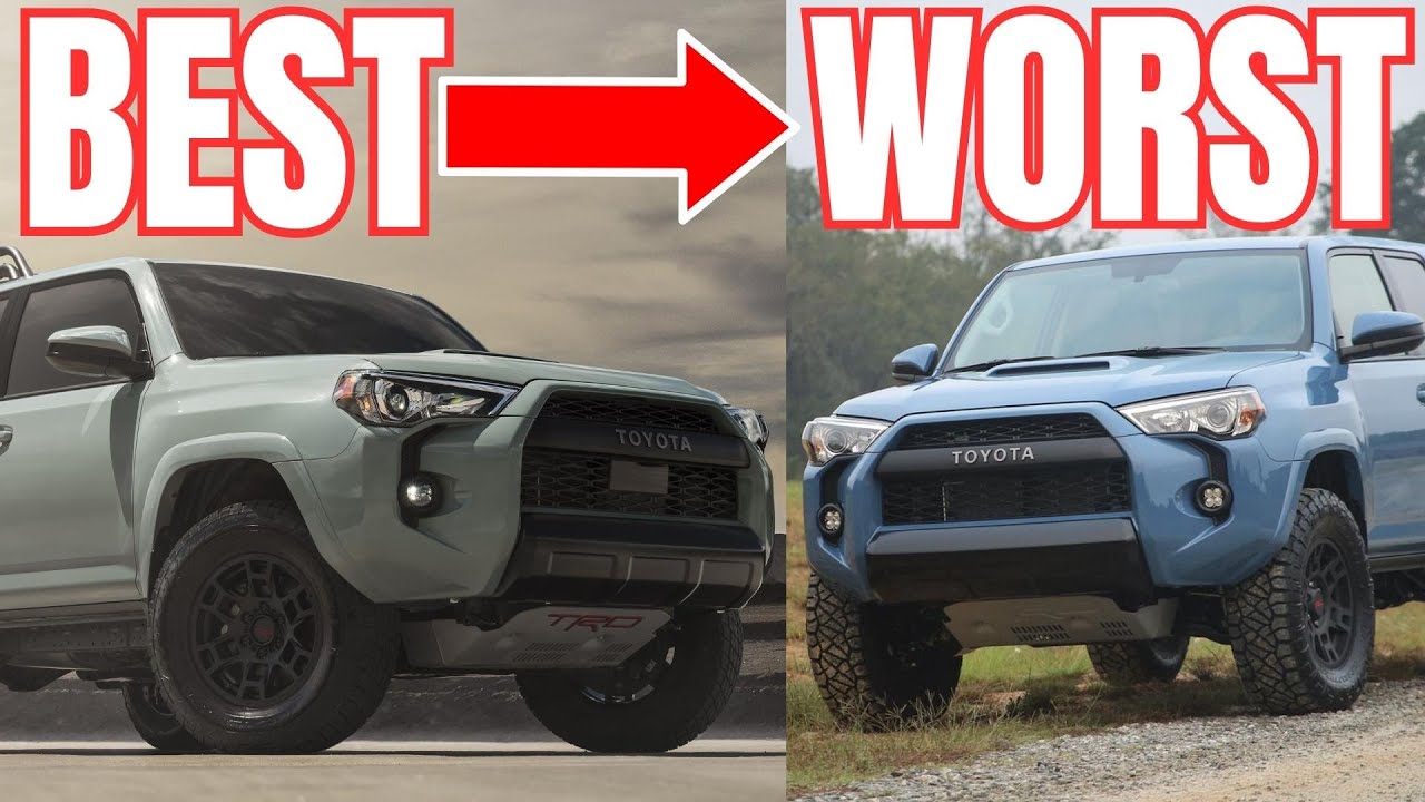 Я оценил ВСЕ цвета 4Runner TRD Pro от лучших к худшим