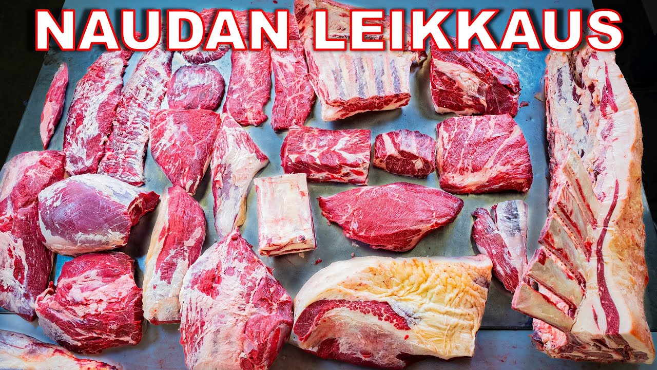 Näin Suomen Paras Lihanleikkaaja Rene Paloittelee NAUDAN!