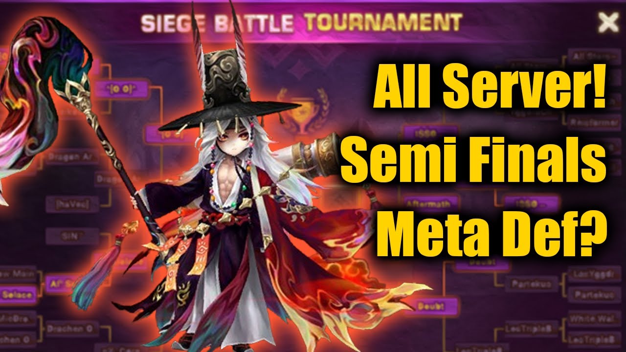 Semi Finals! Season 18 ALL SERVER Siege Defense