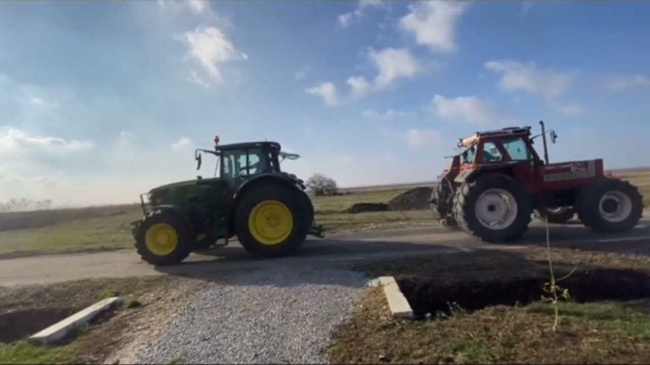 Fiat 180-90 vs John Deere 6195M | 180hp vs 206hp