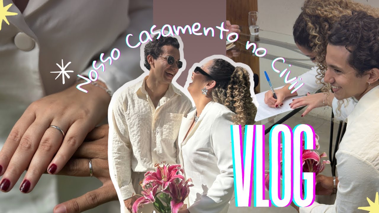 NOSSO CASAMENTO NO CIVIL!💍✨ | GRWM + CARTÓRIO + ALMOÇO EM FAMÍLIA + PRESENÇA DE DEUS 🥹🙌