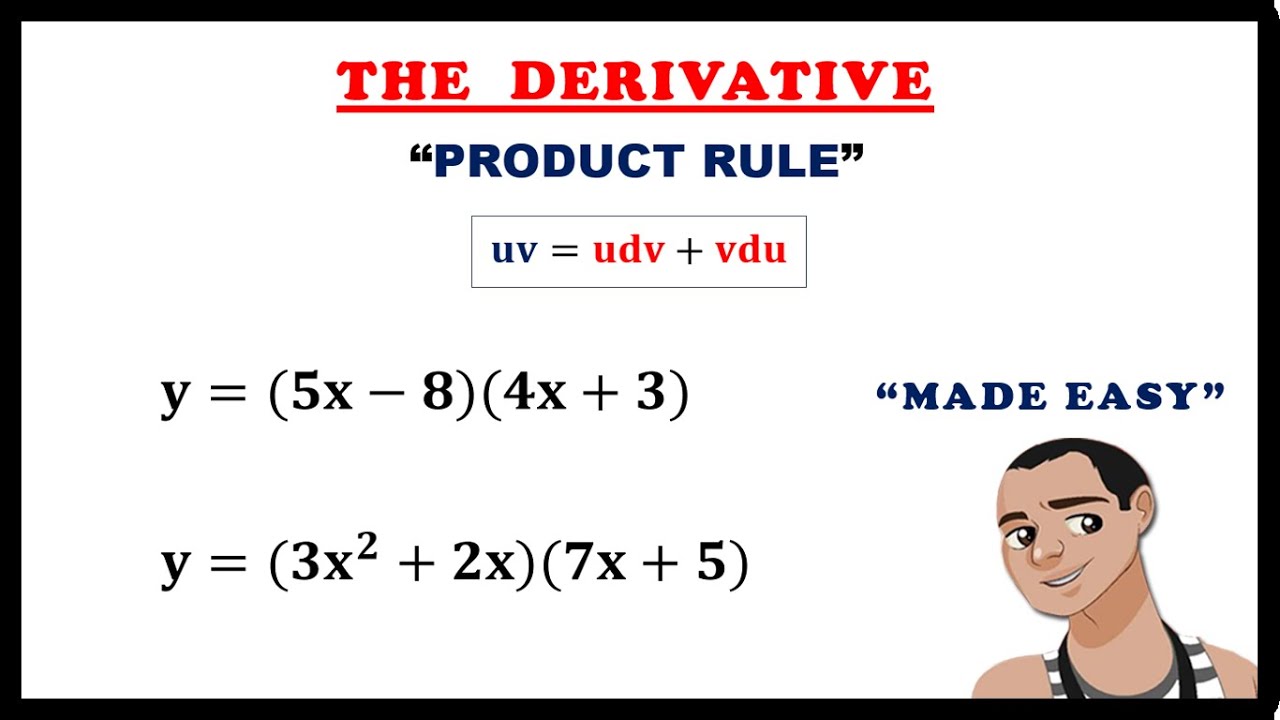 THE DERIVATIVE || PRODUCT RULE