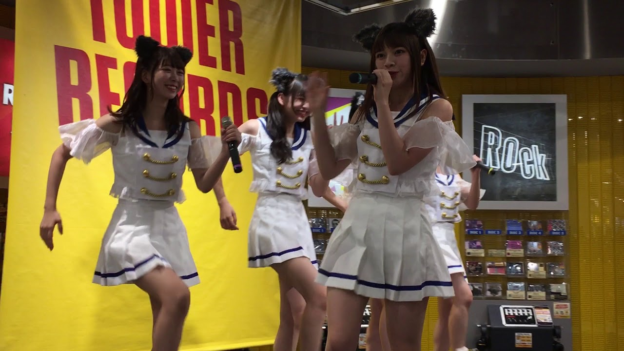 わーすた　リリースイベント「JUMPING SUMMER」タワレコ広島店　2018年7月20日
