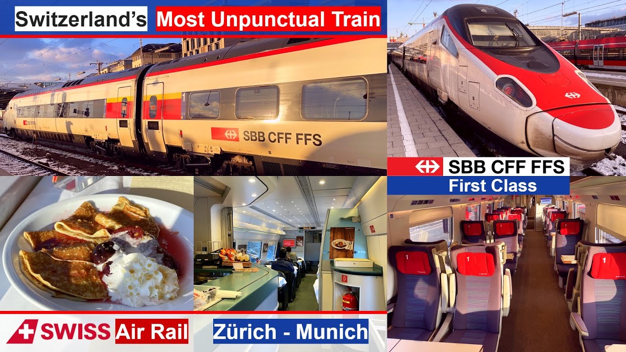 Switzerland’s Most Unpunctual Train: “Astoro” EuroCity Express Zürich - Munich in First Class