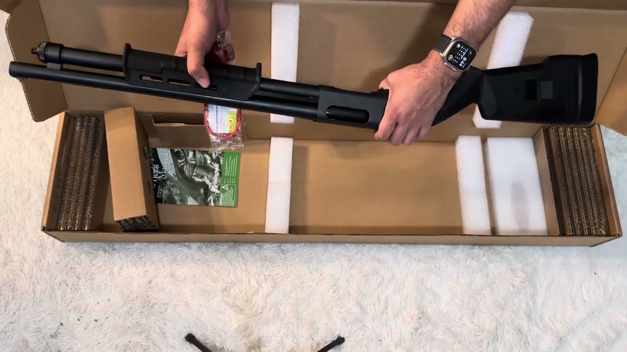 Remington 870 Tactical 12-Gauge Shotgun (Unboxing)