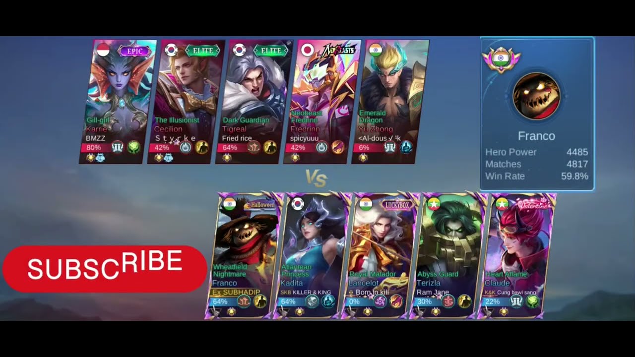 Franco Stealing Lord and Turned Loosing Match into Winning Match 😂 | #mobilelegends #mlbb #franco 