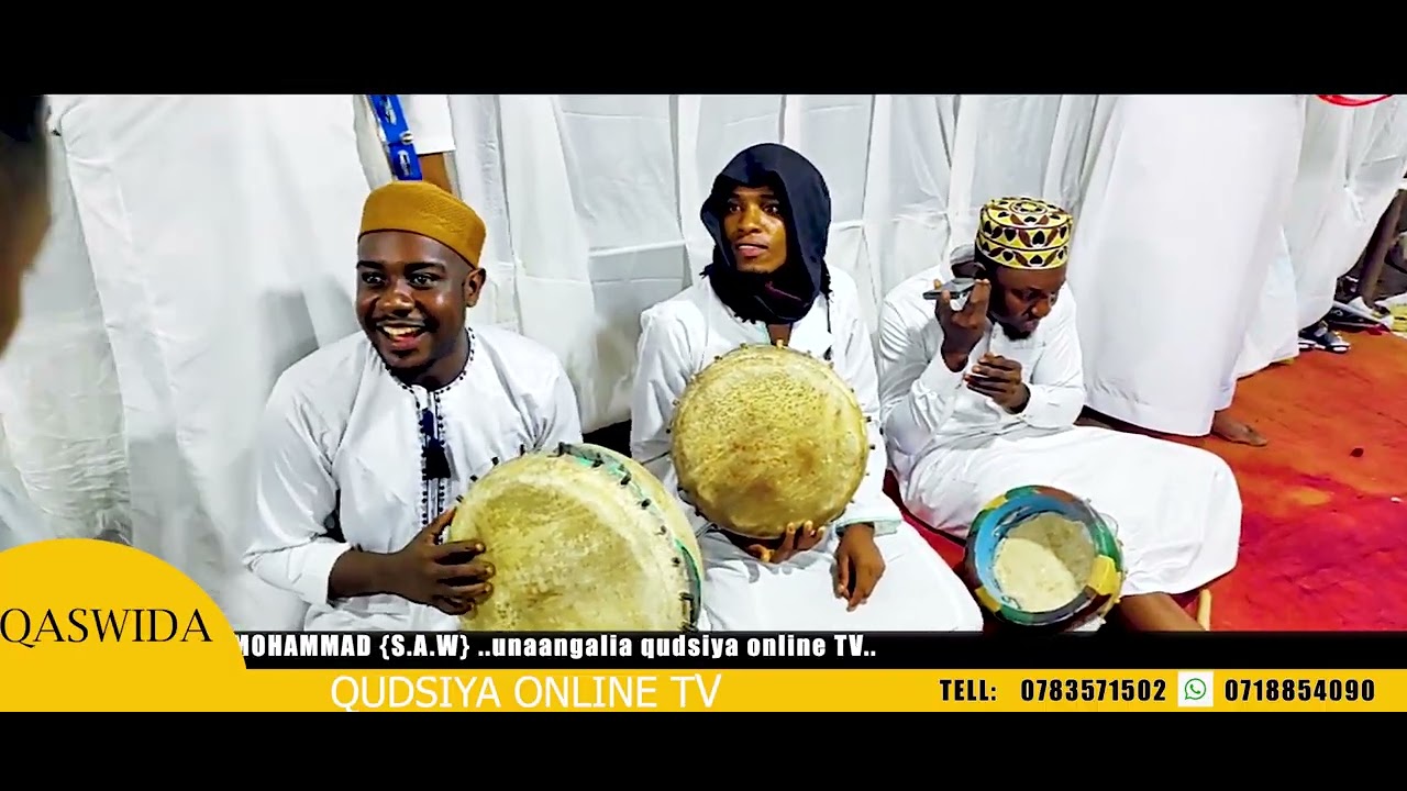 HAO NDIYO SWABIRINA WAZEE WA GAZA WAKISOMA QASWIDA PENDWA KABISA -NISIMANGE NIPO HAI CHONDE CHONDE